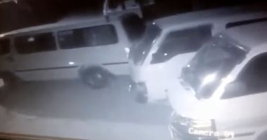فيديو.. سرقة سيارة ميكروباص بقرية كفر شبين فى القليوبية