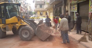 مصرع عاملين بحادث ترميم فى عقار مخالفة بحى وسط الإسكندرية 