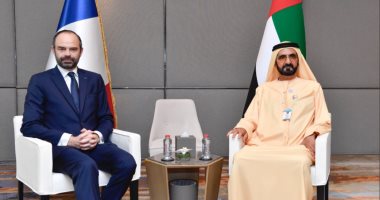 حاكم دبى يستقبل رئيس وزراء فرنسا.. ويؤكد: "علاقاتنا فى أفضل أوقاتها"