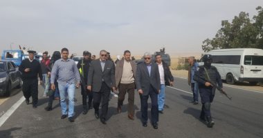 مدير أمن السويس يقود حملات تمشيط جبال شرق نفق أحمد حمدى