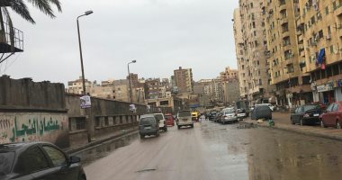 صور.. هطول أمطار متوسطة بالإسكندرية وأحياء المحافظة تكسح تراكمات المياه