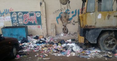 صور.. انتشار القمامة بمدخل مدينة دمنهور فى البحيرة