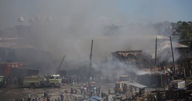 إصابة 6 أشخاص جراء نشوب حريق فى أحد الفنادق بوسط السليمانية