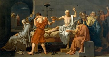 من الفنان التشكيلى الذى أبدع لوحة موت سقراط