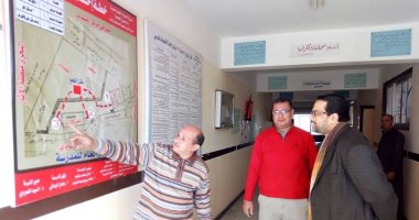 مدير التعليم الفنى بالغربية يتفقد مدرسة صالحجر الثانوية الصناعية بنات