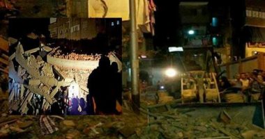 قارئ يشارك بصور انفجار تسريب الغاز بعقار كرموز فى الإسكندرية