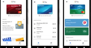 الآن يمكن استخدام خدمة جوجل pay للدفع عبر تطبيق جهات الاتصال  