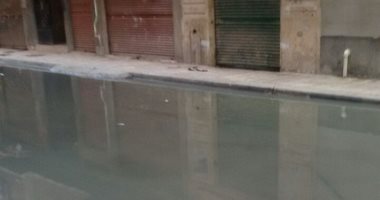قارئ يشكو غرق شارع المعهد الدينى فى العصافرة بمياه الصرف الصحى