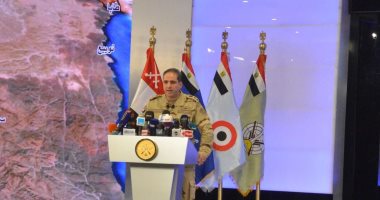 المتحدث العسكرى ينشر فيديو لفعاليات مؤتمر عرض نتائج العملية سيناء 2018