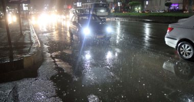 سقوط أمطار مصحوبة ببرق ورعد فى مناطق متفرقة من القاهرة والجيزة (تحديث)