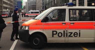 انتشار للشرطة السويسرية فى مدينة بيال بعد إطلاق أعيرة نارية