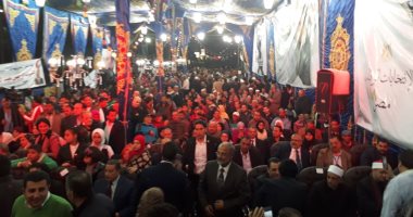 فيديو وصور.. بدء مؤتمر دعم السيسى ببورسعيد بحضور النواب ومئات الأهالى