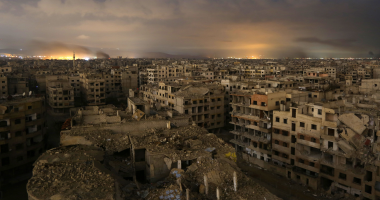 سماع دوى انفجار فى دمشق بمنطقة المرجة