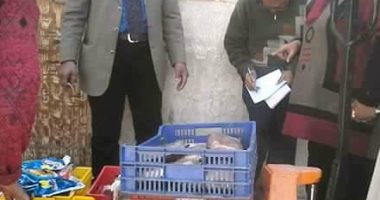 صور.. محافظ سوهاج: ضبط لحوم ودجاج غير صالح للاستهلاك فى حملة تموينية