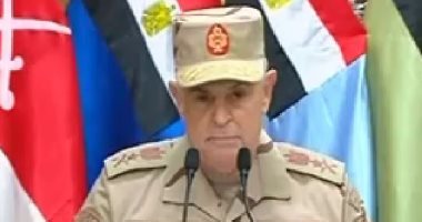 فيديو.. رئيس الأركان يطالب السيسى بمد عملية سيناء 2018 للقضاء التام على الإرهابيين