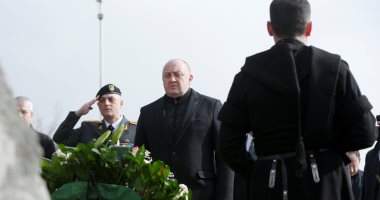 رئيس جورجيا يشارك فى احياء ذكرى احتلال روسيا لبلاده