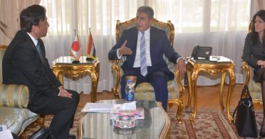 وزيرا الطيران والسياحة يستقبلان السفير الياباني لبحث سبل التعاون بين البلدين 