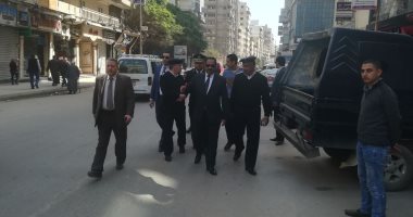 صور.. مدير أمن الإسكندرية يقود حملة أمنية بشوارع المحافظة