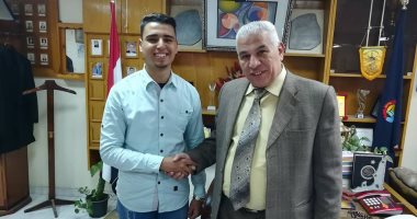 وكيل تعليم البحيرة يستقبل رئيس لجنة العلاقات العامة بإتحاد طلاب مصر