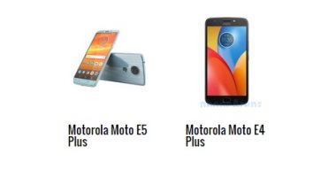 إيه الفرق.. أبرز الاختلافات بين هاتفى موتورولا موتو E5 Plus و E5 Plus