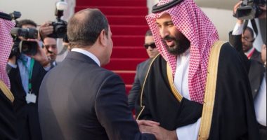 "الخارجية" السعودية تنشر صور مغادرة ولى العهد لمصر بعد زيارة استغرقت 3 أيام