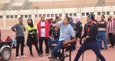 صور.. جامعة كفر الشيخ تحصد ميدالية ذهبية وفضية لمتحدى الإعاقة
