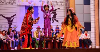 صور..افتتاح "مسرح مصر للأطفال" بـ"صياد العفاريت"