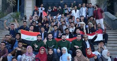 طلاب طب المنوفية يحتفلون مع زملائهم العرب بيوم الشعوب