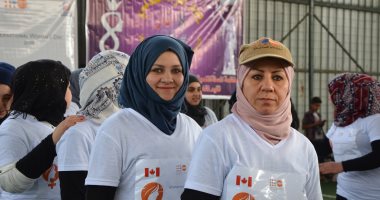 صور.. ماراثون ومسيرة نسائية لأول مرة فى الموصل دعما لحقوق المرأة