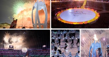 افتتاح دورة بيونج تشانج للألعاب البارالمبية الشتوية فى كوريا الجنوبية