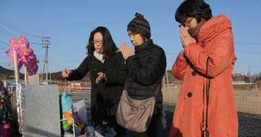 صور.. اليابان تحيى الذكرى الـ7 لضحايا زلزال وتسونامى ضرب منطقة فوكوشيما 2011