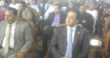 بدء المؤتمر الجماهيرى للنائبين أحمد يوسف وسعد بدير لدعم السيسى بالوراق