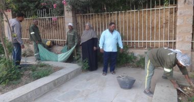 صور.. حملة لتنظيف ساحة الكرنك قبيل ختام الأقصر عاصمة الثقافة العربية
