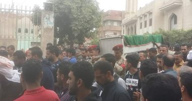 أهالى الشرقية يشيعون جثمان شهيد الواجب الوطنى بسيناء المجند أحمد إسماعيل