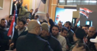 صور .. طوابير لأبناء الجالية المصرية بروما للتصويت فى انتخابات الرئاسة