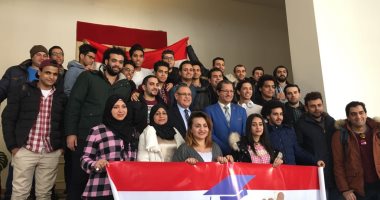 فيديو.. طلاب مصريون بروسيا يقطعون 1200 كيلو للإدلاء بأصواتهم فى الانتخابات