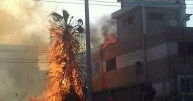 السيطرة على حريق بجوار مستشفى الحميات فى دمنهور