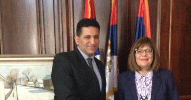رئيسة البرلمان الصربى تؤكد لسفير مصر أهمية استئناف التعاون بين المجلسين التشريعيين