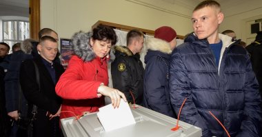 ننشر أول صور لبدء عمليات التصويت فى انتخابات الرئاسة الروسية