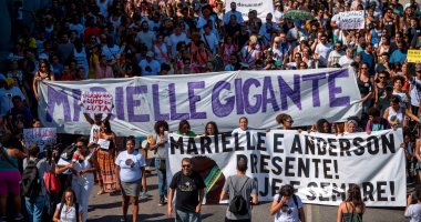 صور.. تواصل المسيرات الحاشدة فى البرازيل احتجاجا على مقتل ناشطة سوداء 