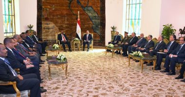 الرئيس السودانى: ليس لدينا أَى خيار سوى التعاون مع مصر.. وندعم السيسي (صور)
