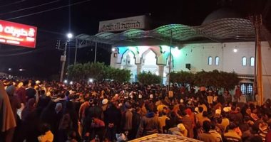 صور.. الآلاف يشيعون جثمان الشهيد المجند أحمد النبوى بمسقط رأسه بدمياط