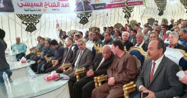 مؤتمر جماهيري بكفر الشيخ لدعم وتأييد الرئيس السيسي