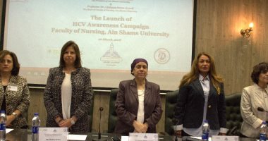 ليلى علوى تشارك بحملة جامعة عين شمس حول "فيروس C" وتشيد بتوفير الدولة للعلاج