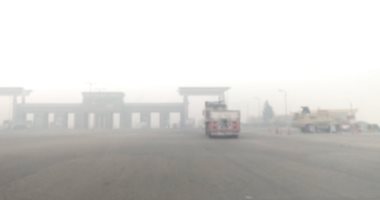 إدارة المرور تغلق طريق الكريمات من المنيا تجاه القاهرة بسبب الطقس السيئ