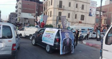 "كلنا معاك من أجل مصر" تنظم مسيرة تأييد للسيسي بأسوان