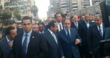 وزير الداخلية يتفقد موقع حادث تفجير الإسكندرية ويطمئن على المصابين