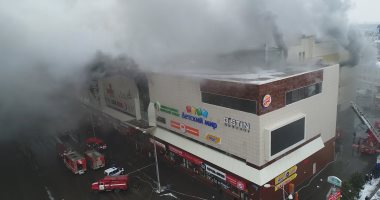 صور..ارتفاع حصيلة حريق مركز التسوق فى روسيا إلى 53 قتيلا