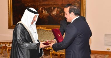 بيان لسفارة السعودية بالقاهرة يحتفى بمنح الرئيس السيسى وشاح النيل لأحمد قطان