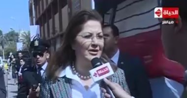 وزيرة التخطيط: سعيدة بالظهور الإيجابى للمصريين فى انتخابات الرئاسة